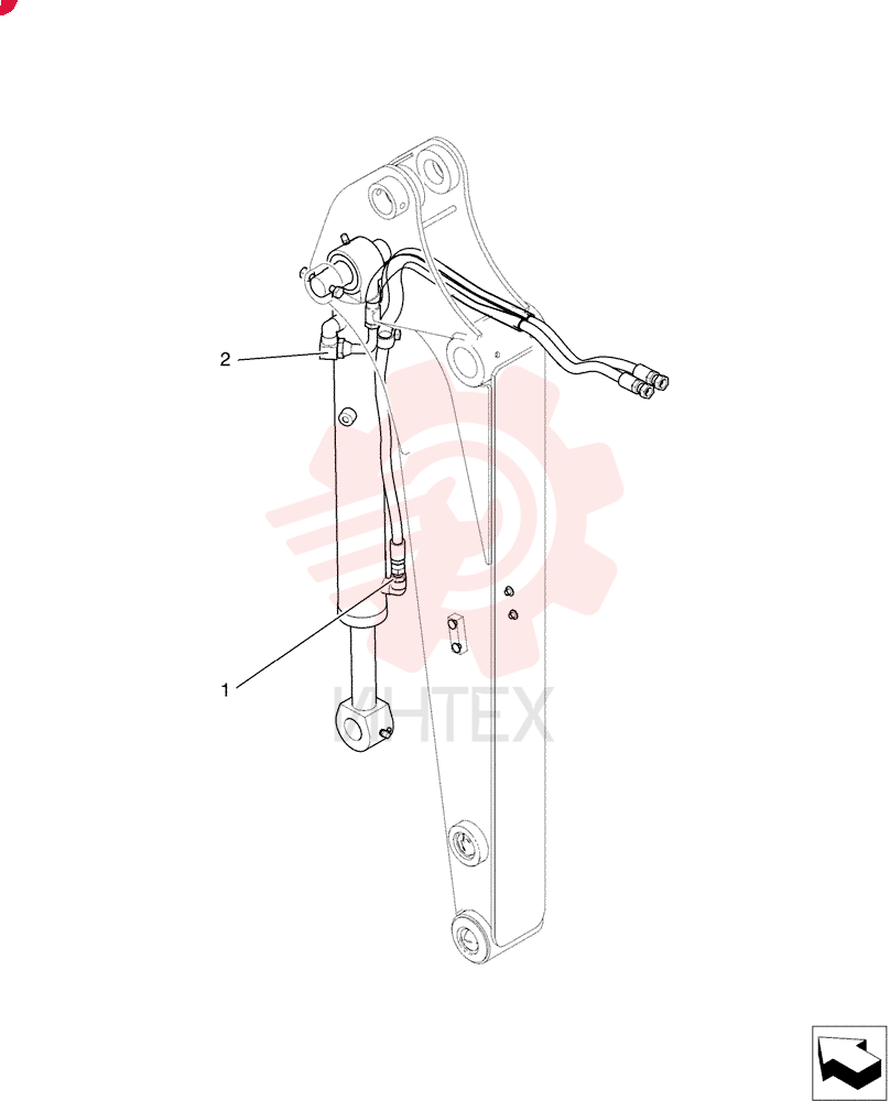 Hyd., Cylinder PX43H00024F1