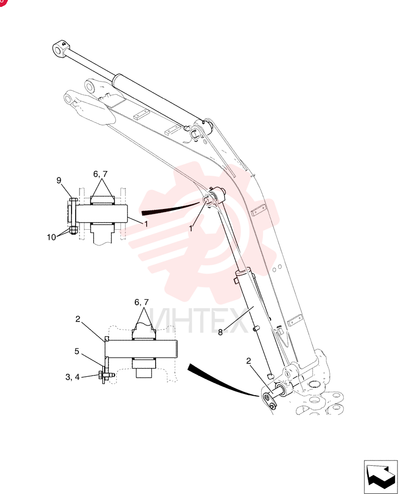 PIN,45mm OD x 151mm L PW02B01306P1 (1)