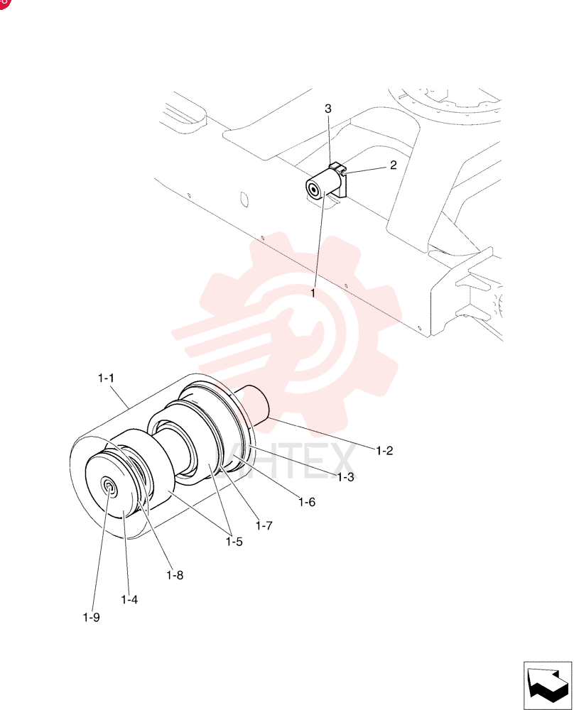 ROLLER PW64D00008F1