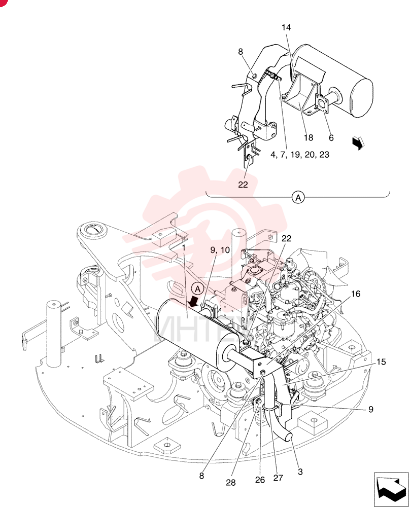 Схема (E30B) - COMPACT CRAWLER EXCAVATOR TIER 4 (NA) - ASN PW14-46519 PW12P00015F1