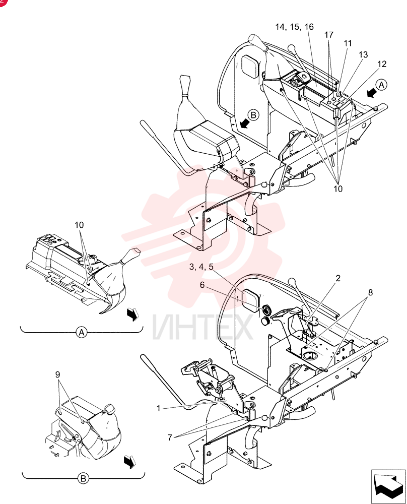 Схема (E30B) - COMPACT CRAWLER EXCAVATOR TIER 4 (NA) - ASN PW14-46519 PW03M00093F1
