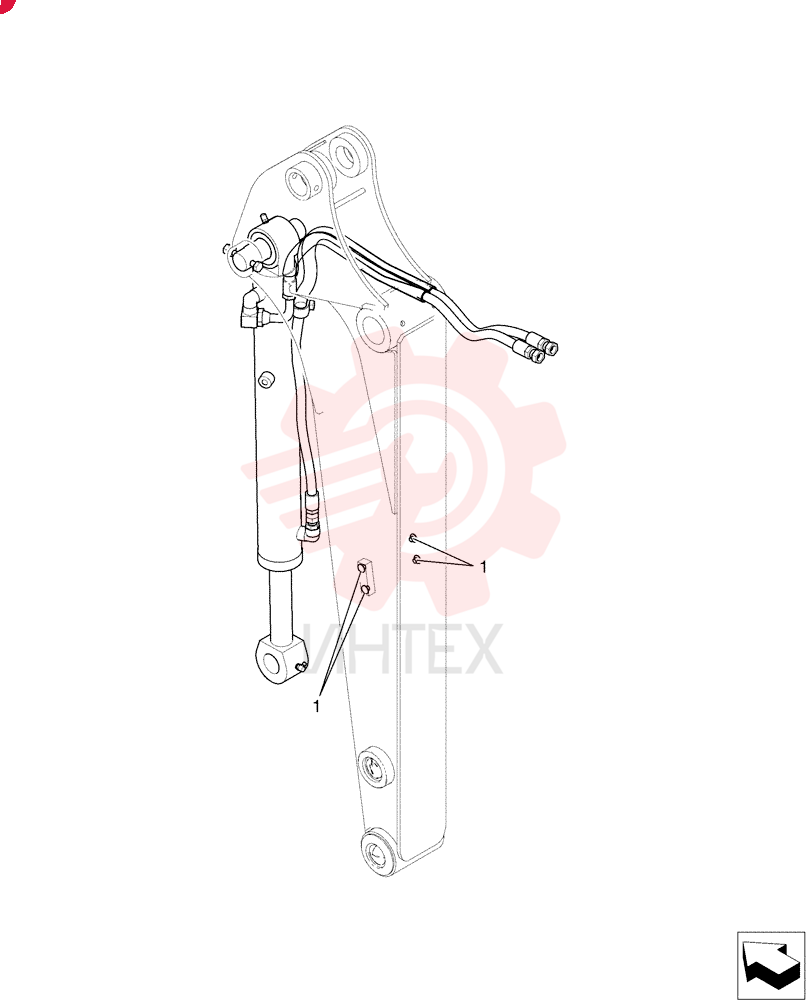 Схема (E30B) - COMPACT CRAWLER EXCAVATOR TIER 4 (NA) - ASN PW14-46519 PX43H01021F1