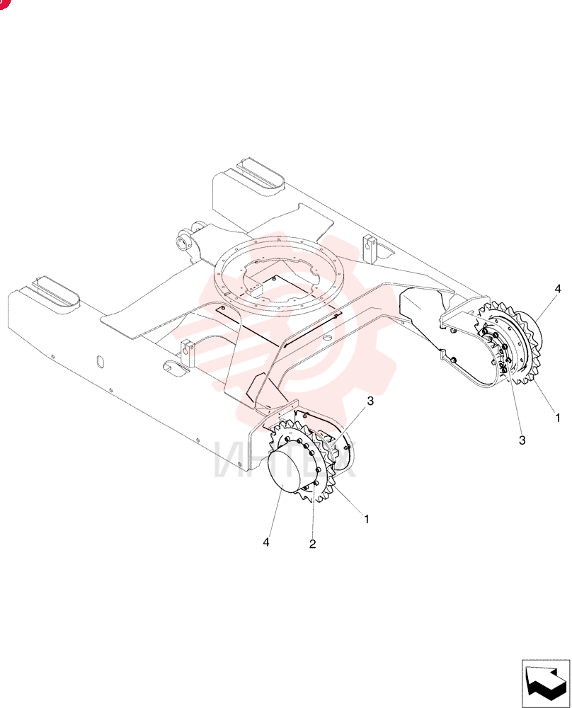SPROCKET PX51D01001P1