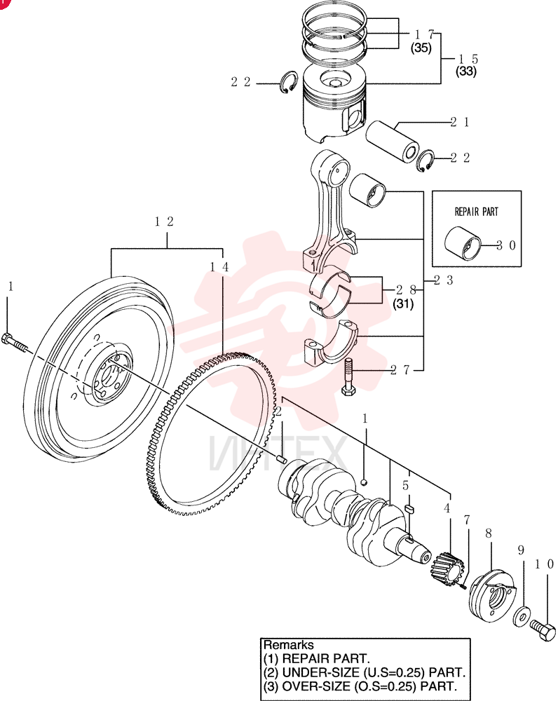 CRANKSHAFT VV12900821000