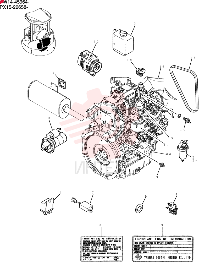 ENGINE PW02P00018F1