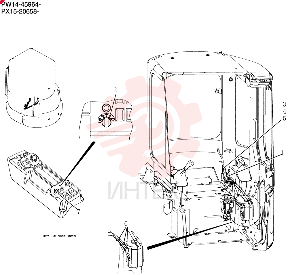 Harness Assy, Cab PW14E00002F1