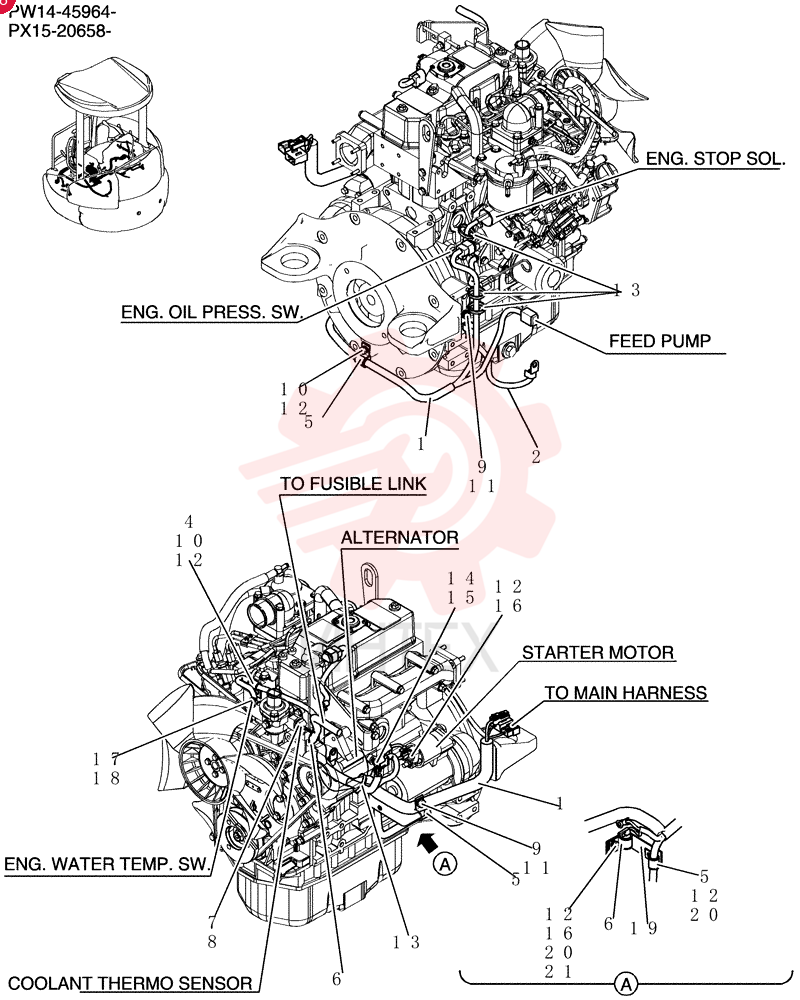Harness Assy, Engine PW16E00005F1