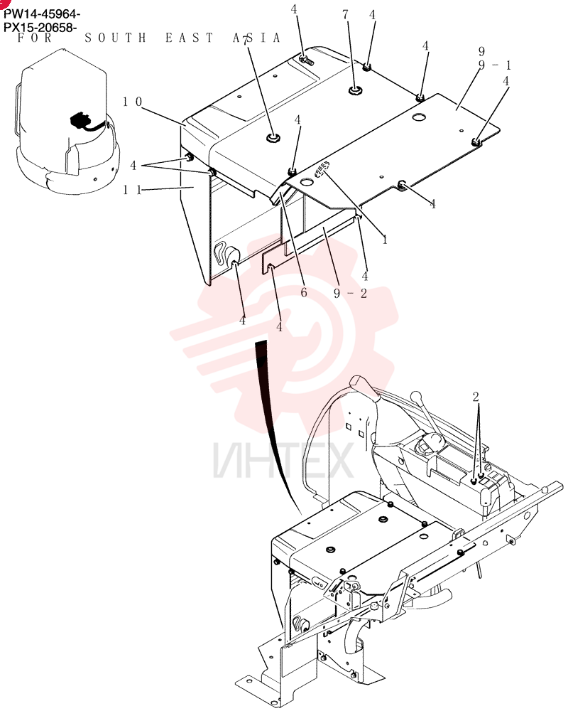 Heater Assy (without Heater) PW21M00012F1