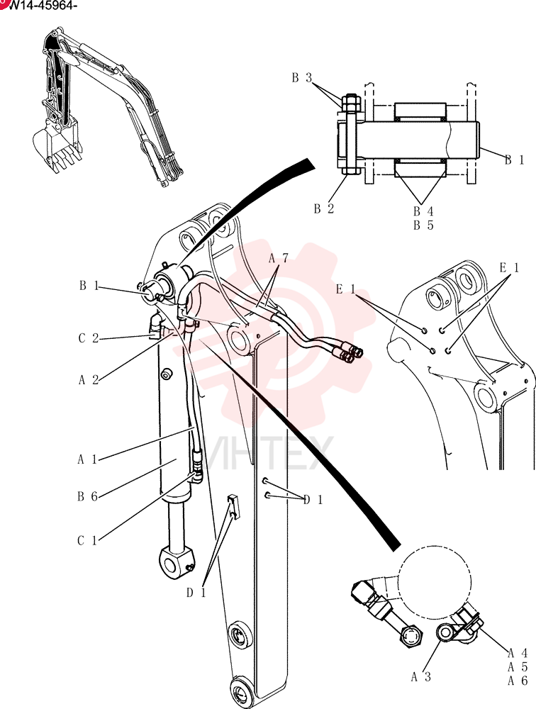 Hyd Lines, Arm PW43H00029F1