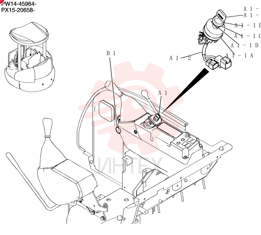 IGNITION SWITCH PW50E00003F1