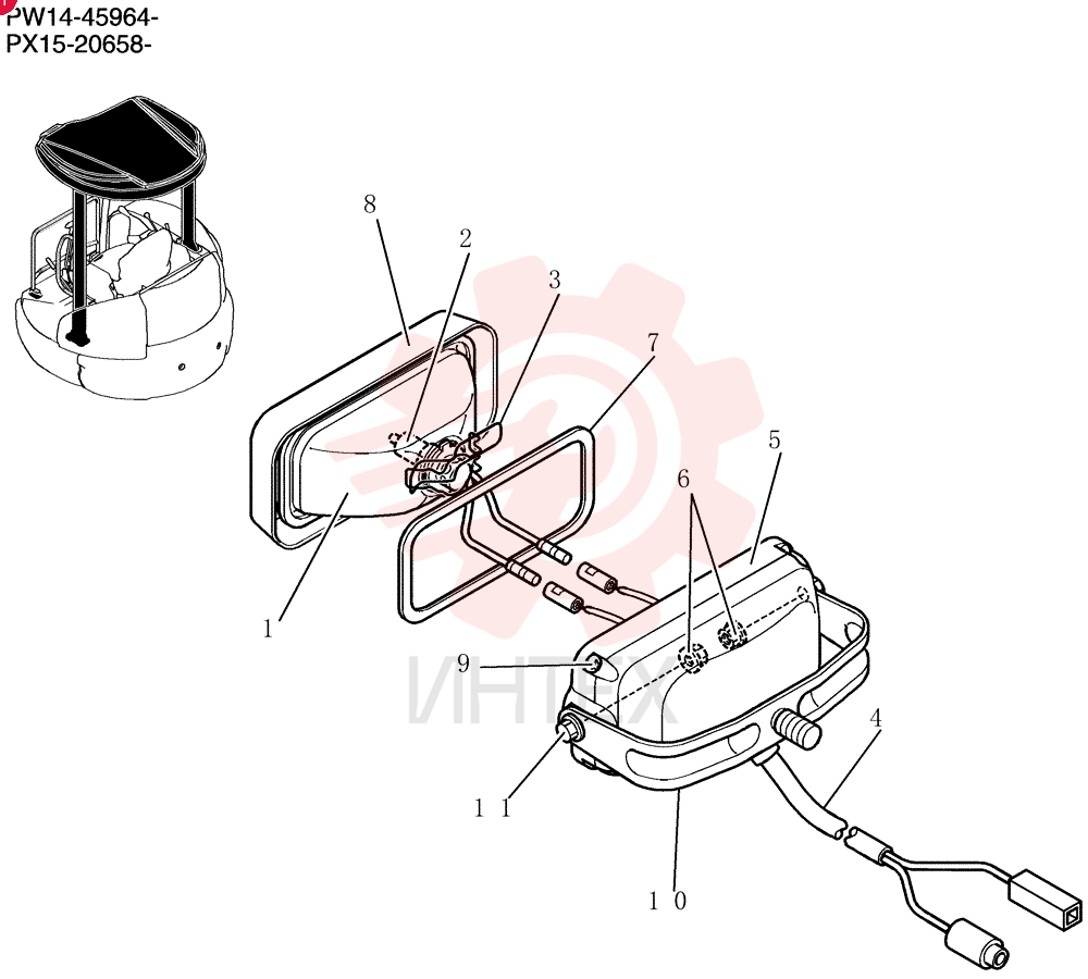LIGHT ASSY. PW80S00003F1