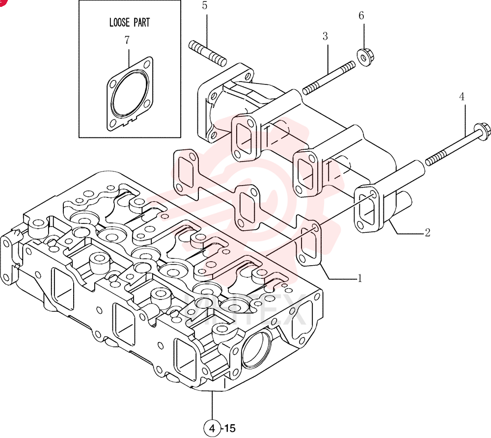 MANIFOLD GASKET VV12915013110