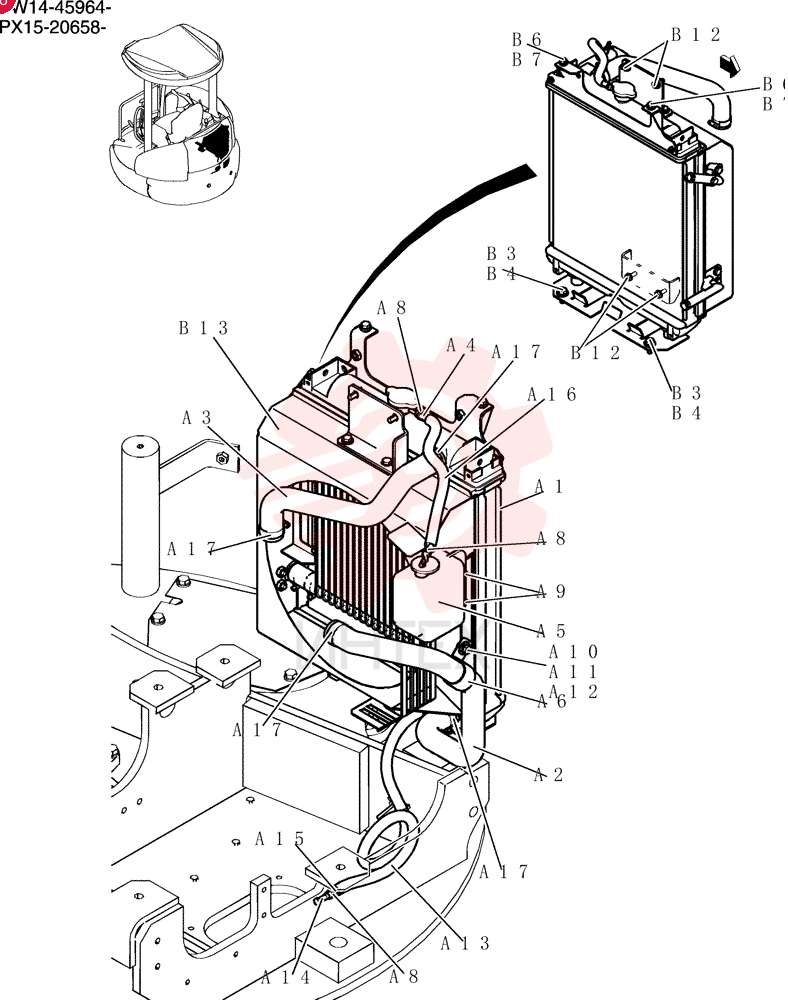 Radiator Group PW05P00042F1 (1)