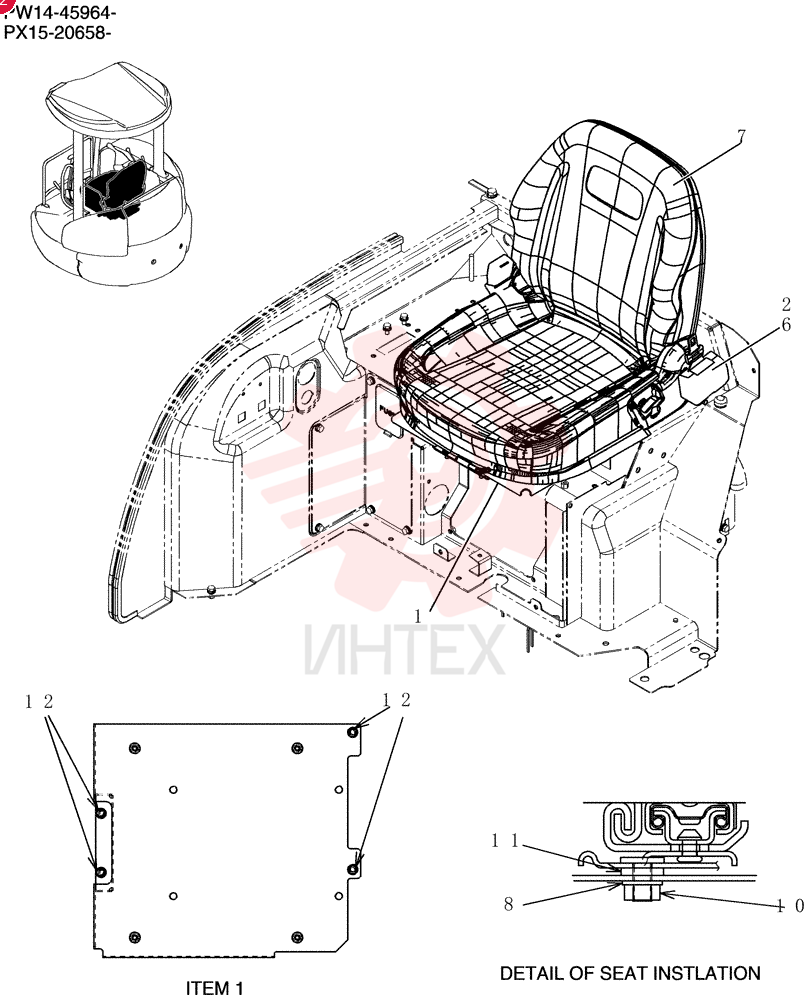 Seat Instal PW25M00029F1