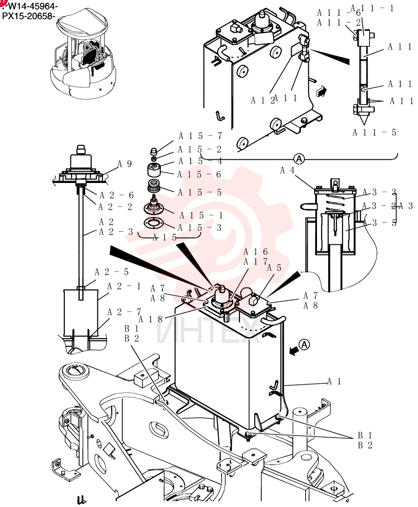 Tank Assy, Hyd PW33H00050F1
