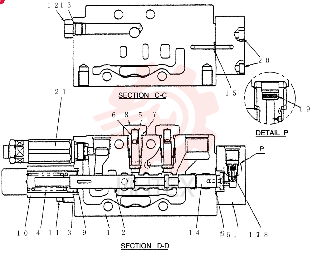 VALVE SECTION PX30V00050F1