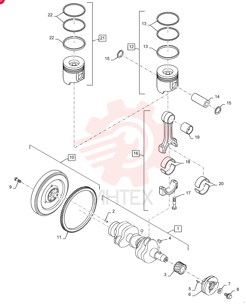 CRANKSHAFT VV12900821000