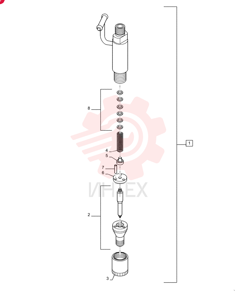 FUEL SYSTEM INJECTOR VV72901753100 (2)