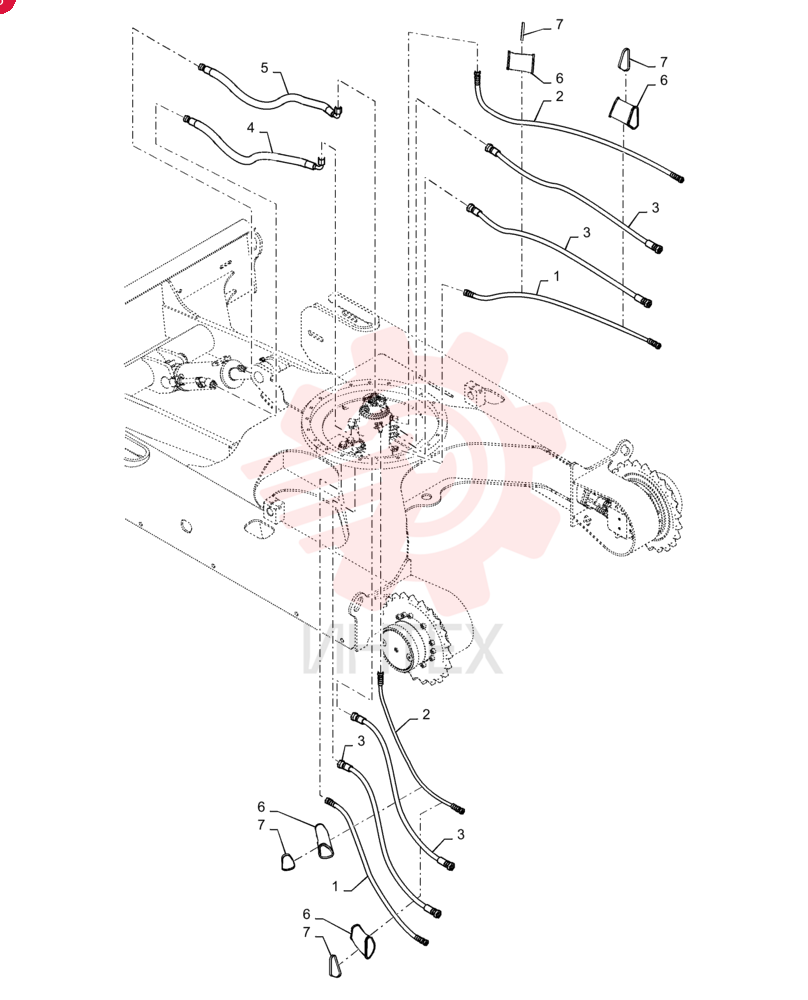 HOSE HX23L04092DX (1)