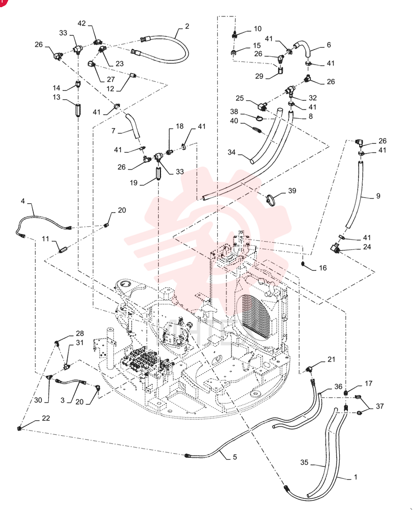 HOSE ASSY. HX22L06125DX