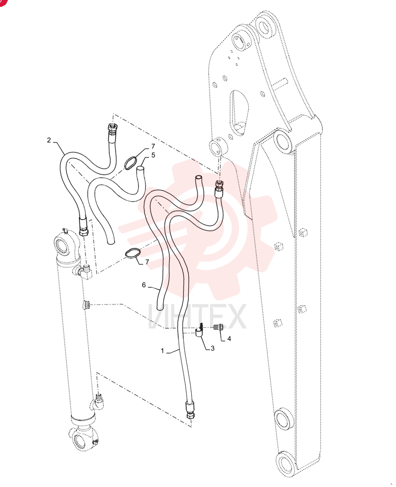 HYDRAULIC HOSE PD03H01001D4