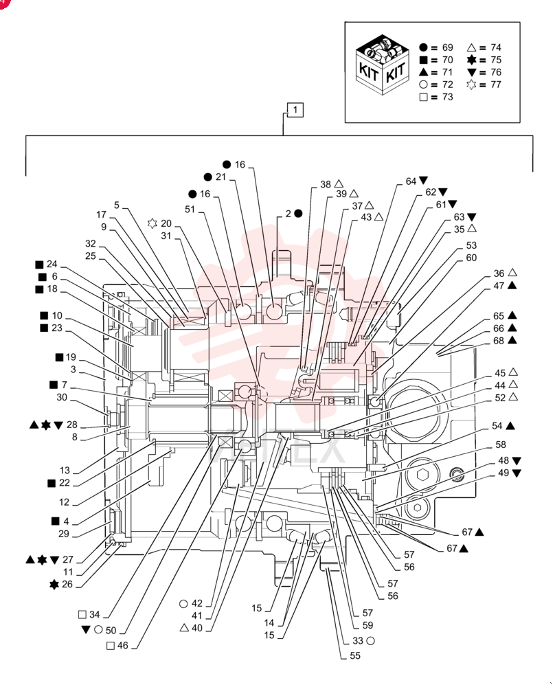 HYDRAULIC MOTOR PX15V00027F1 (2)