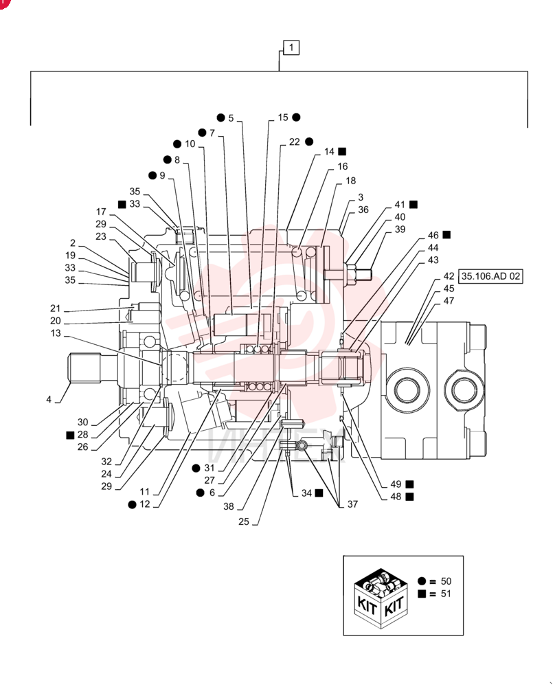 HYDRAULIC PUMP PX10V00023F1