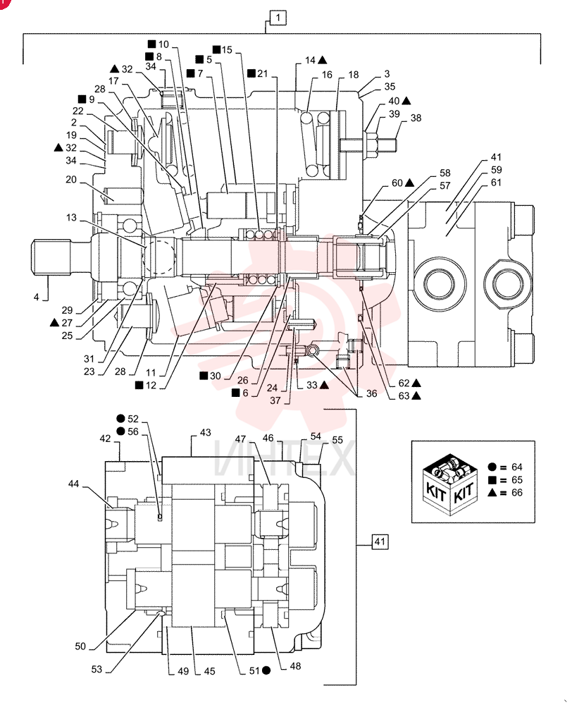 HYDRAULIC PUMP PX10V00024F1