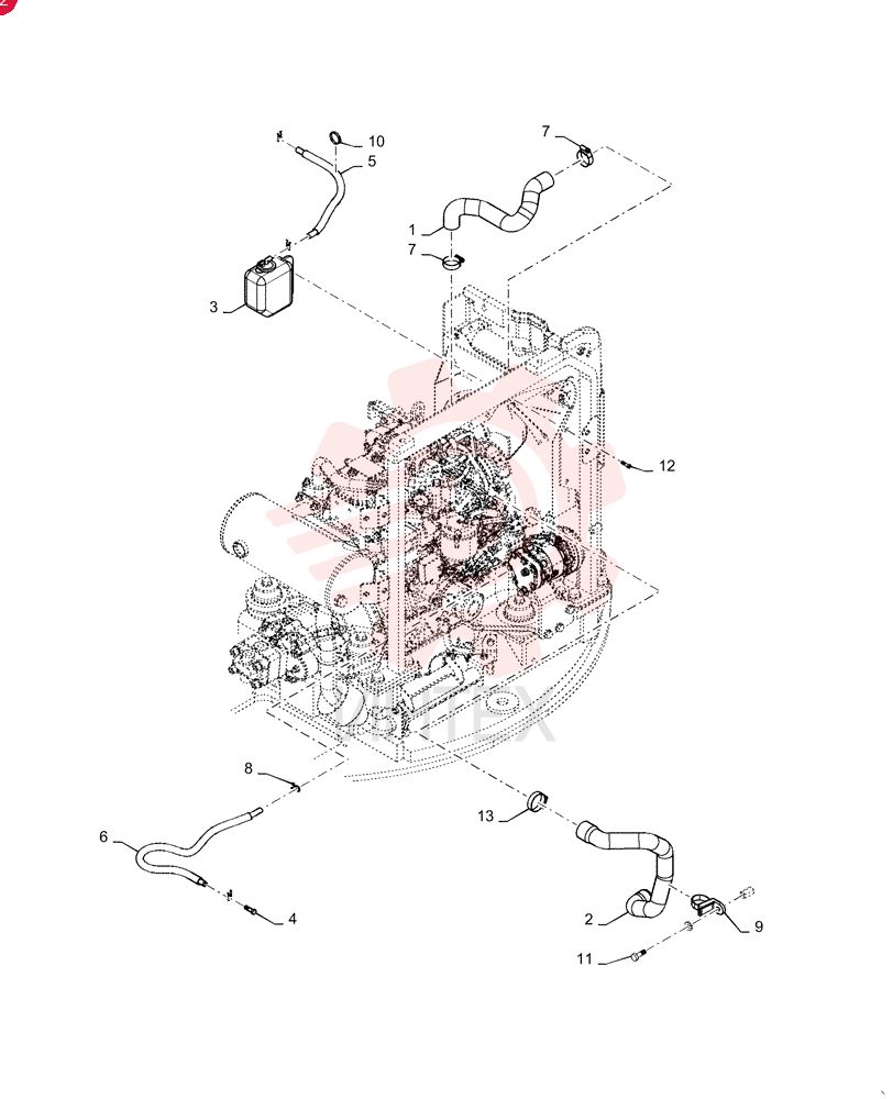 RADIATOR HOSE PX05P01088P1 (1)