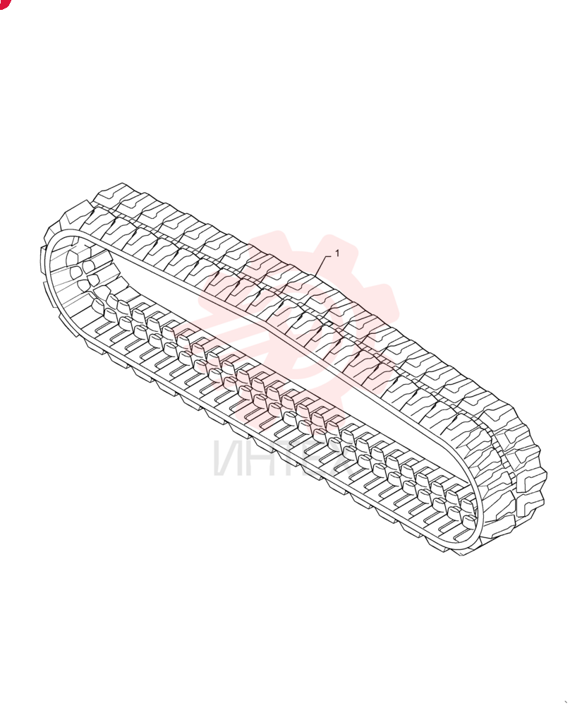 RUBBER TRACK PD61D00001P1