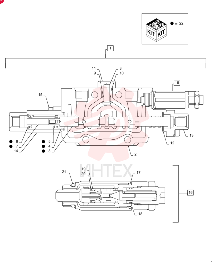 VALVE SECTION PX30V00084F1
