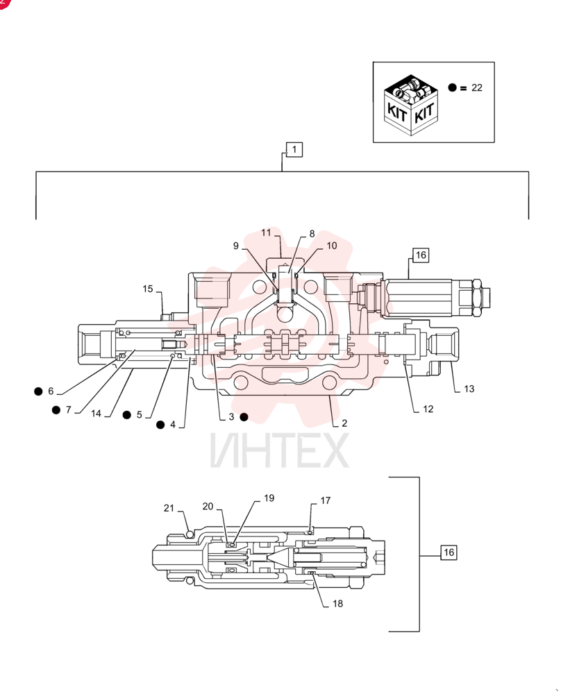 VALVE SECTION PX30V00094F1