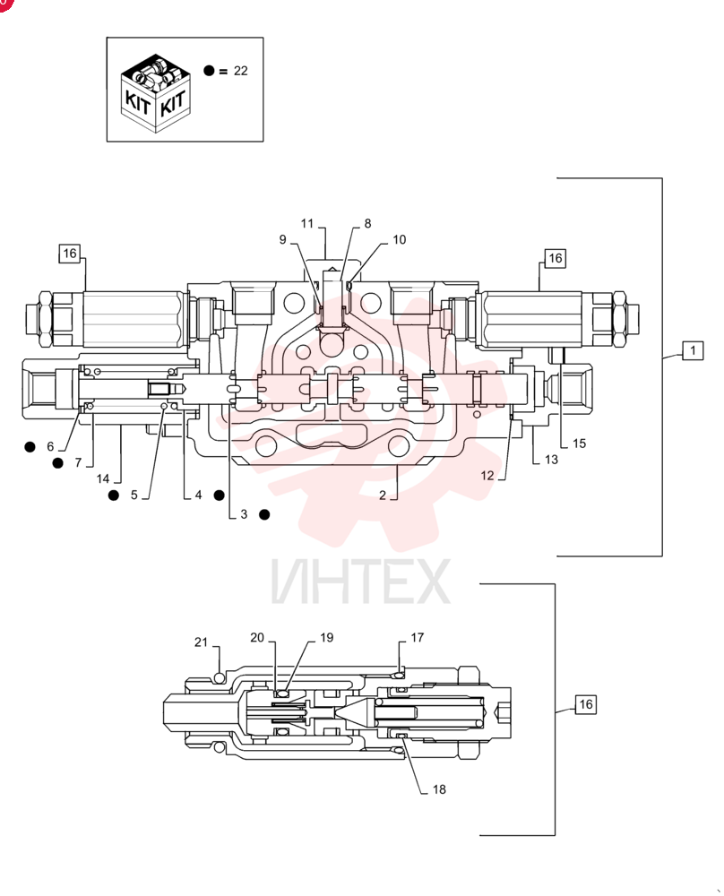 VALVE SECTION PX30V00087F1