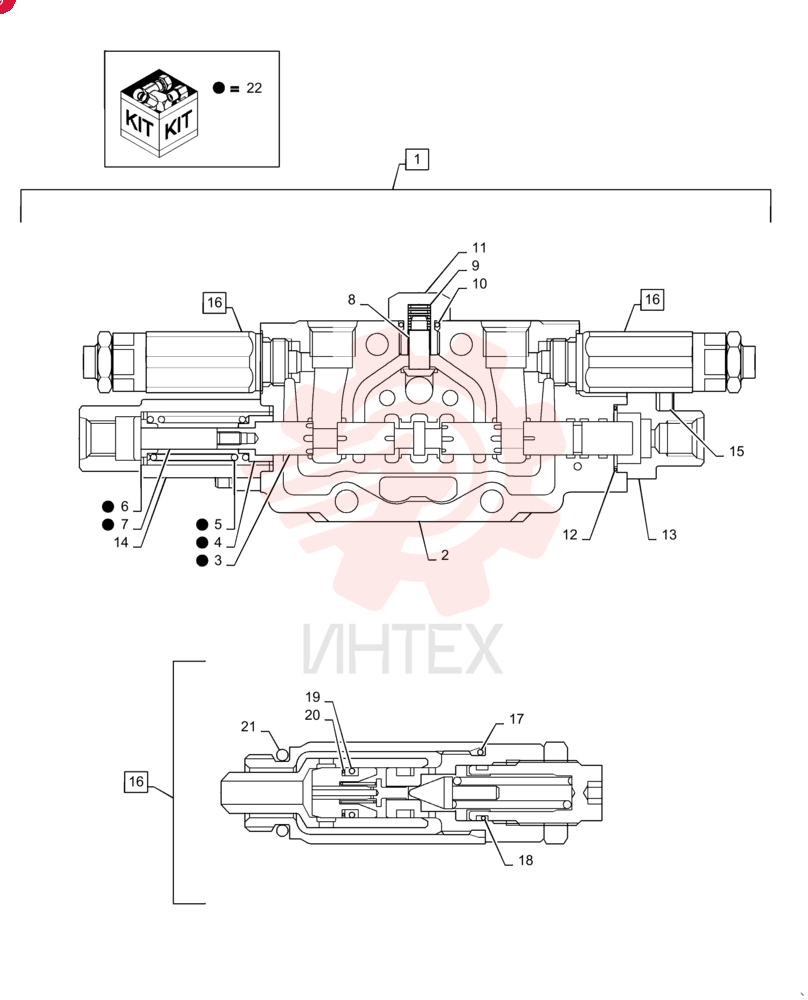 VALVE SECTION PX30V00095F1