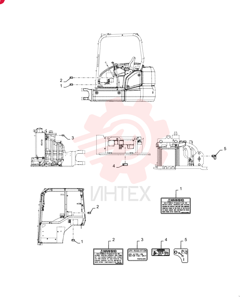 WARNING DECAL YN20T01495P1