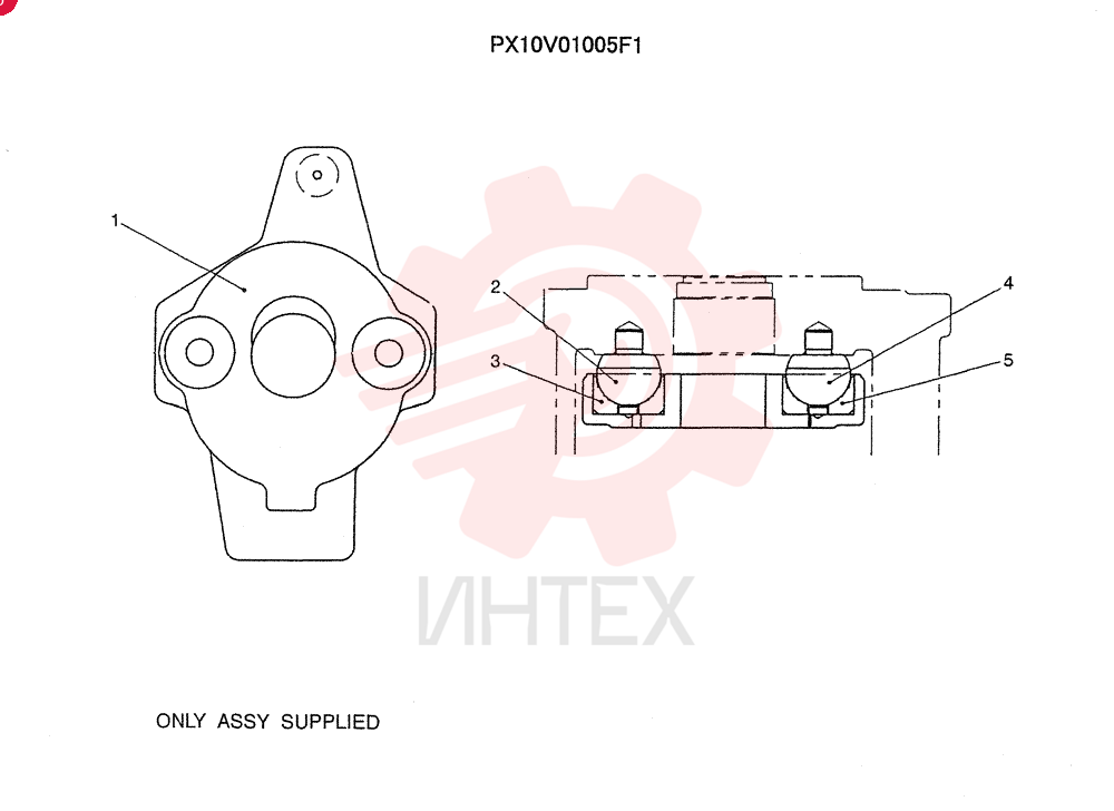BLOCK ASSY. PX10V01005F1