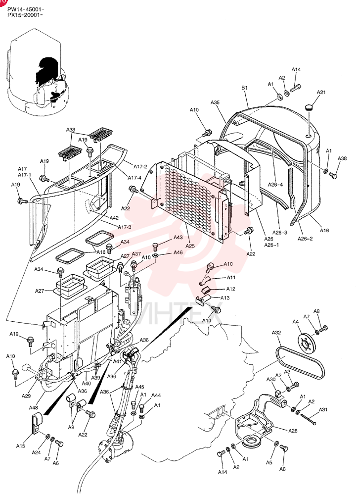 COOLER ASSY. PW20M00028F1