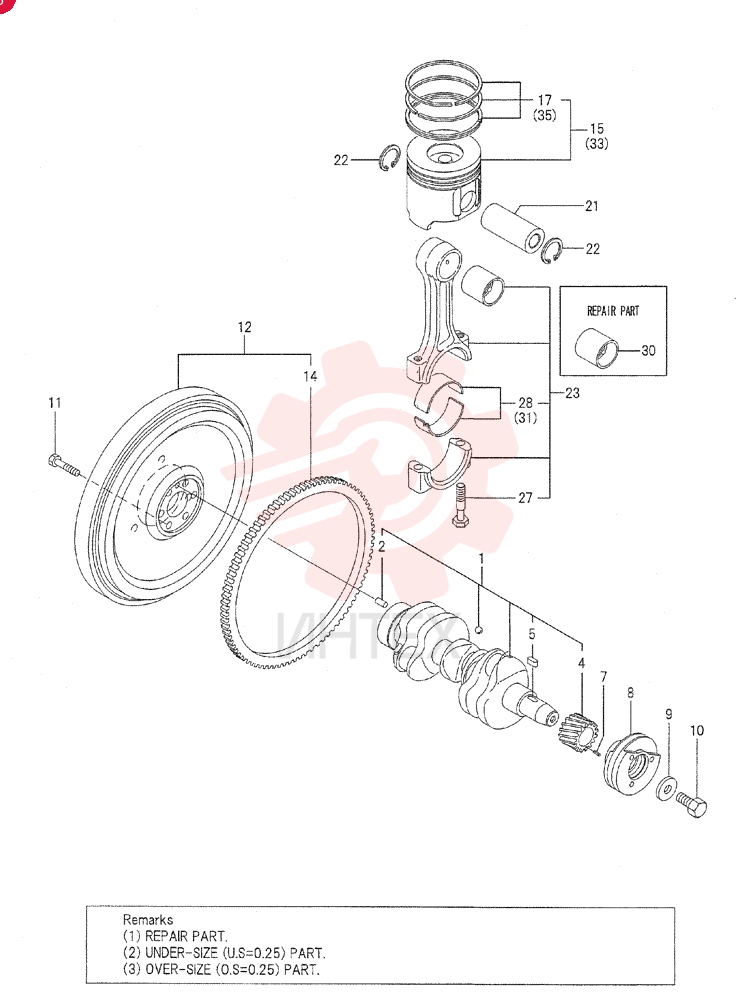 CRANKSHAFT VV12900821000