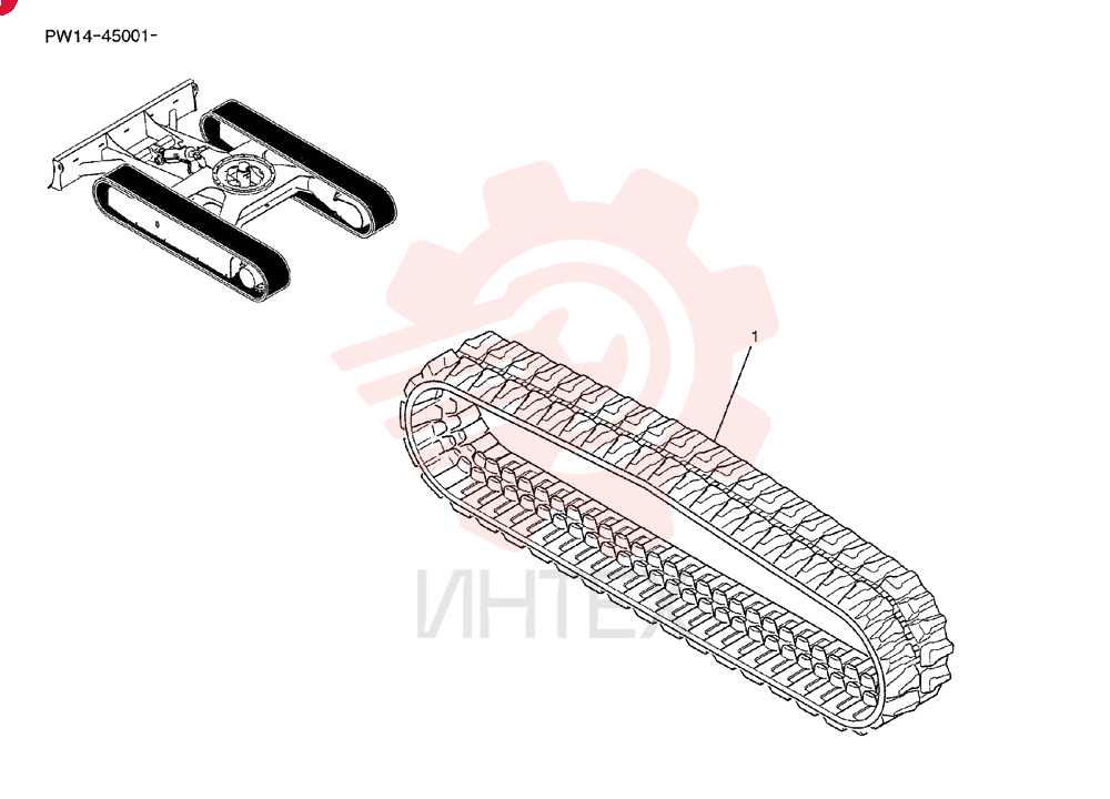 CRAWLER BELT (STD, 300W)