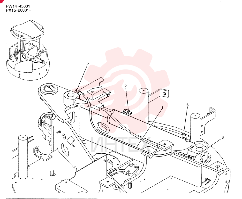 HYD, CYLINDER PX42H00027F1