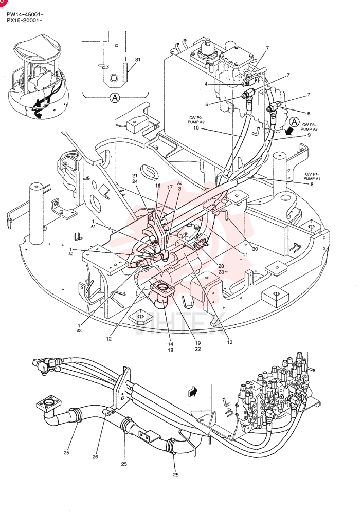 HYD, PUMP PW30H00007F1