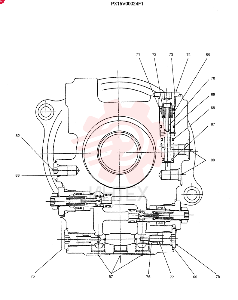 HYDRAULIC MOTOR PX15V00024F1