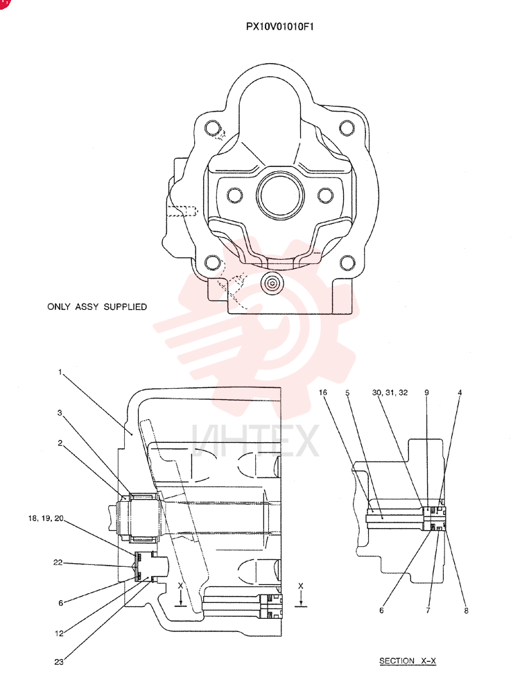 TRANSMISSION HOUSING PX10V01010F1