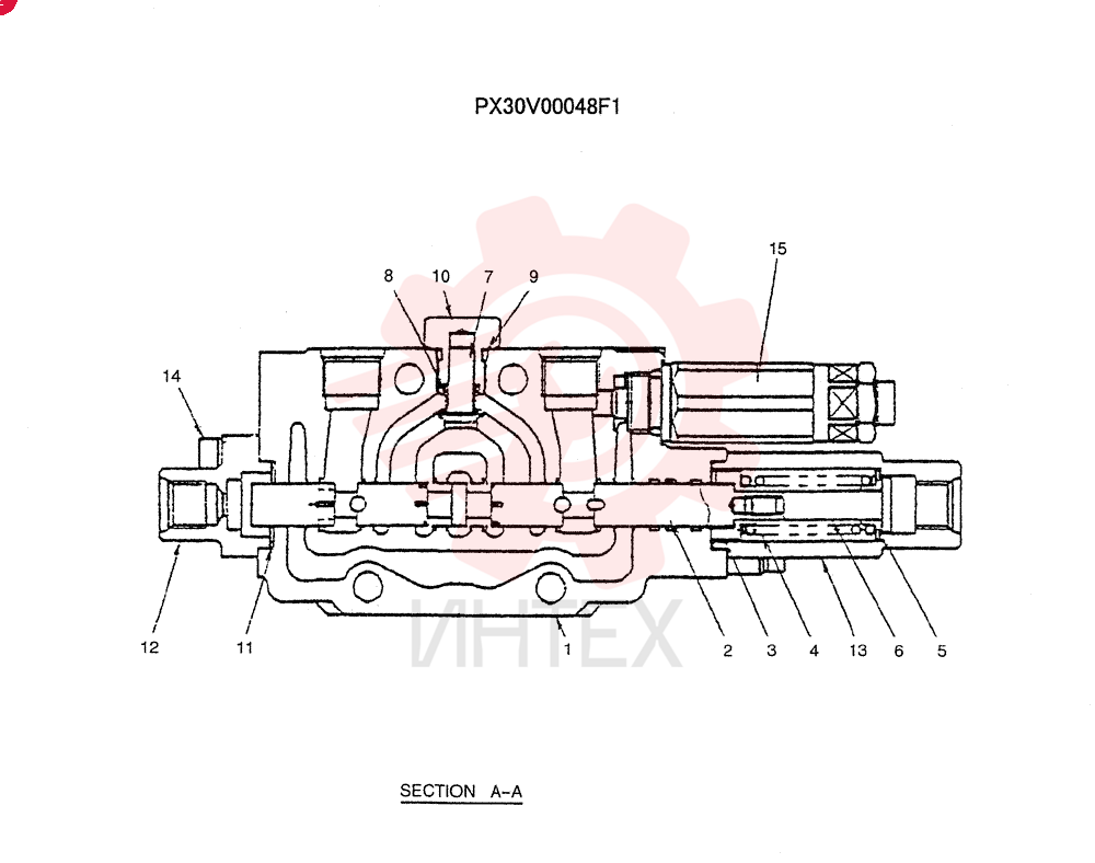 VALVE SECTION PX30V00048F1