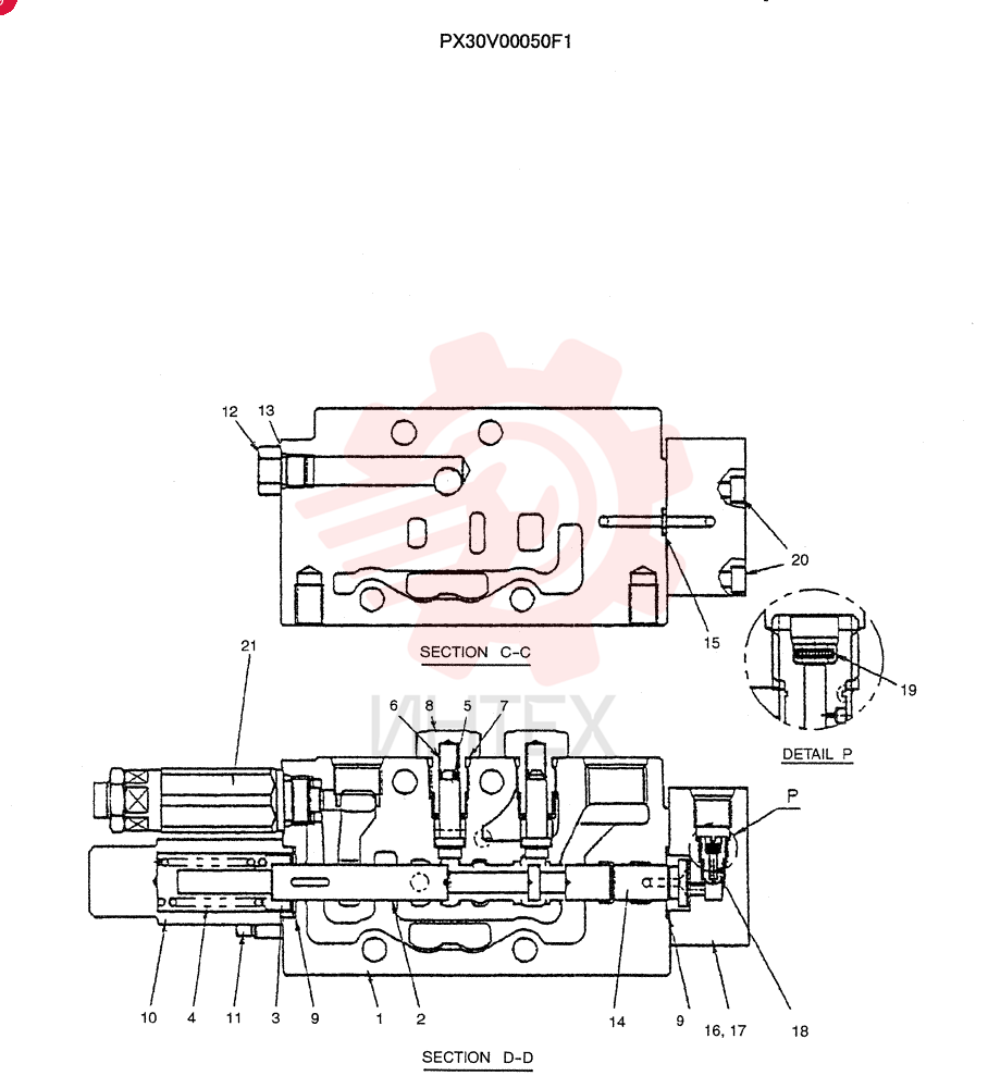 VALVE SECTION PX30V00050F1