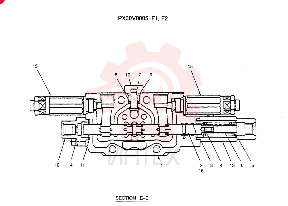 VALVE SECTION PX30V00051F1