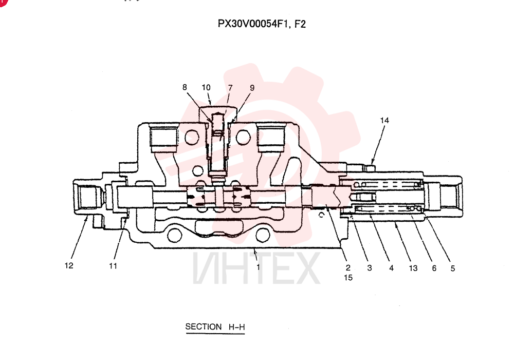 VALVE SECTION PX30V00054F1