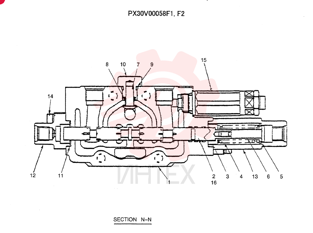 VALVE SECTION PX30V00058F1