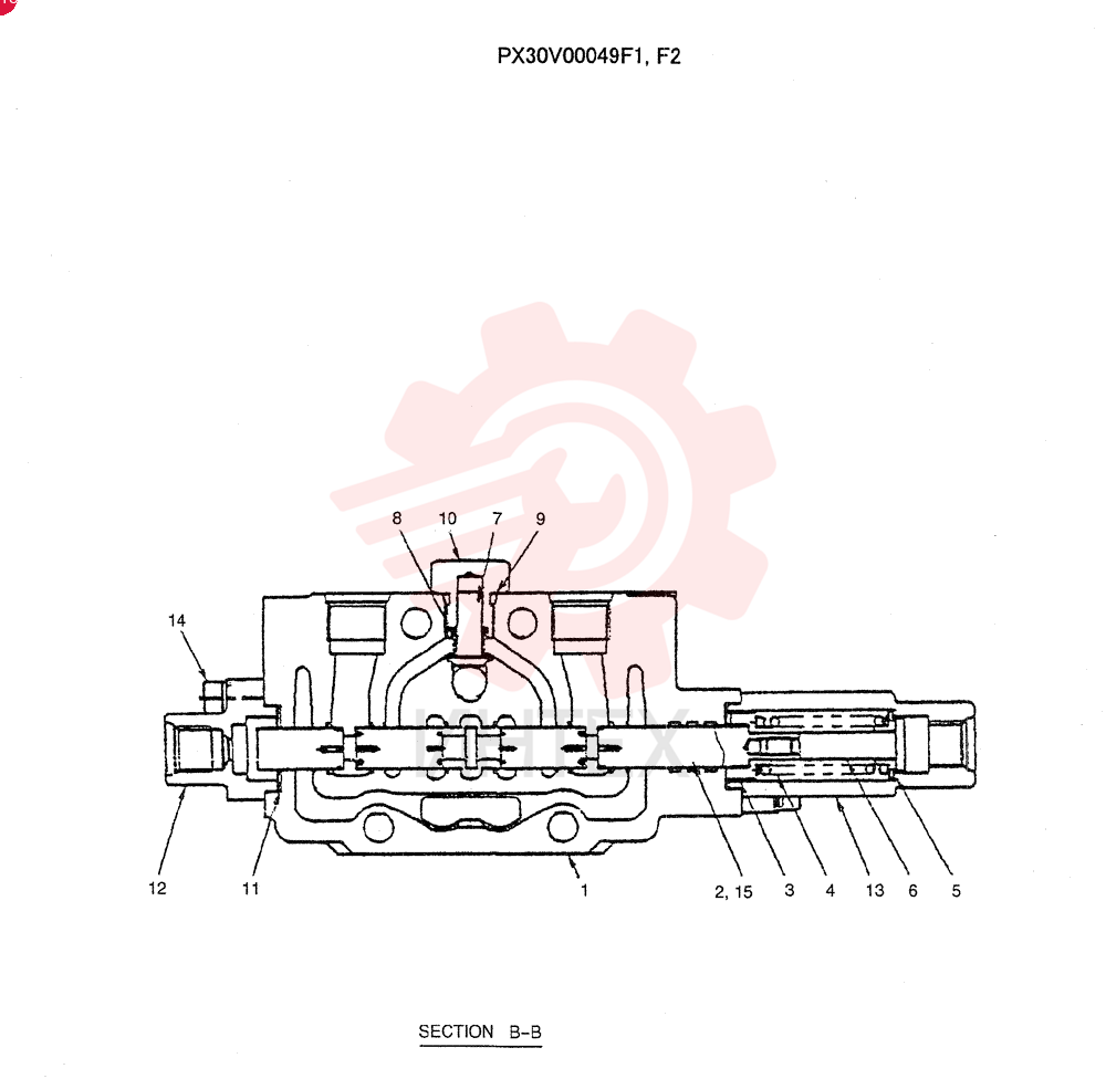 VALVE SECTION PX30V00049F1