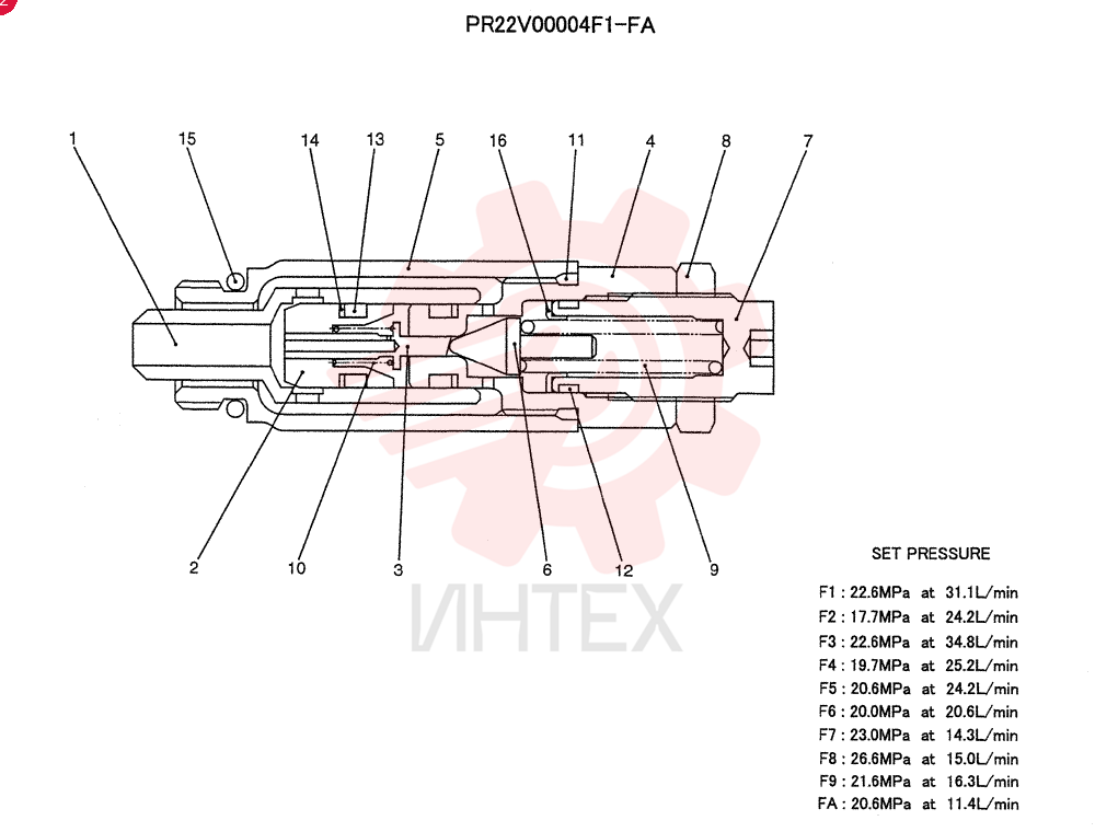 VALVE PR22V00004F1